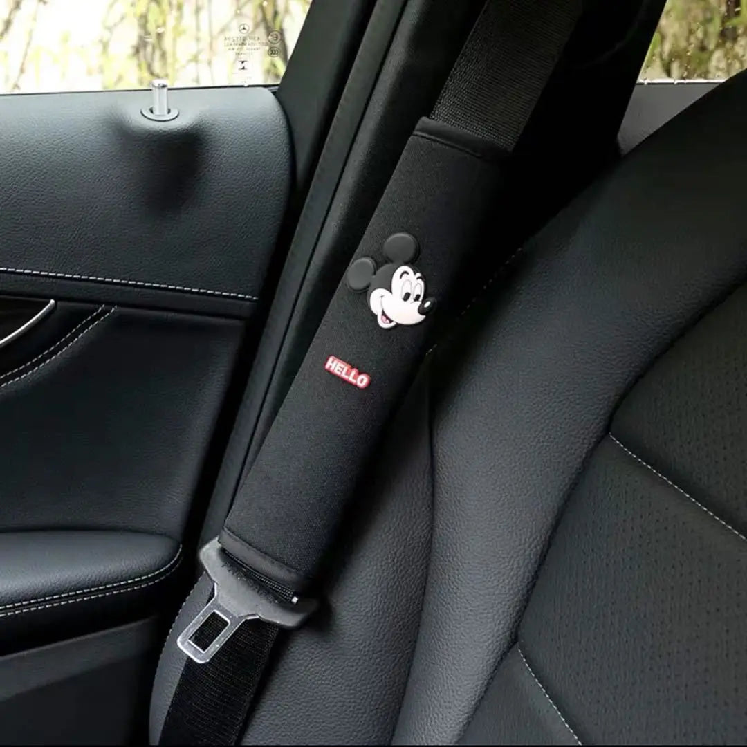 Cartoon Seat Belt Covers – Cute Shoulder Pads for Car Interior