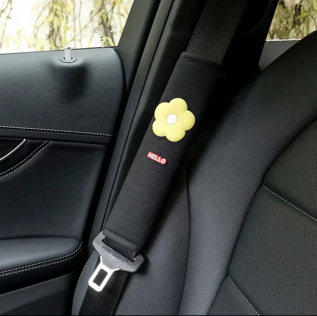 Cartoon Seat Belt Covers – Cute Shoulder Pads for Car Interior
