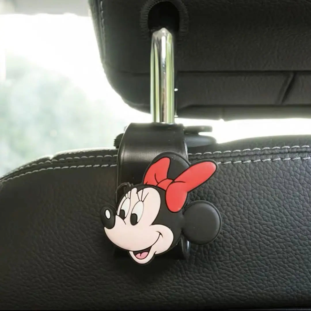 Mickey & Minnie Car Seat Hook – Cute Cartoon Interior Accessory