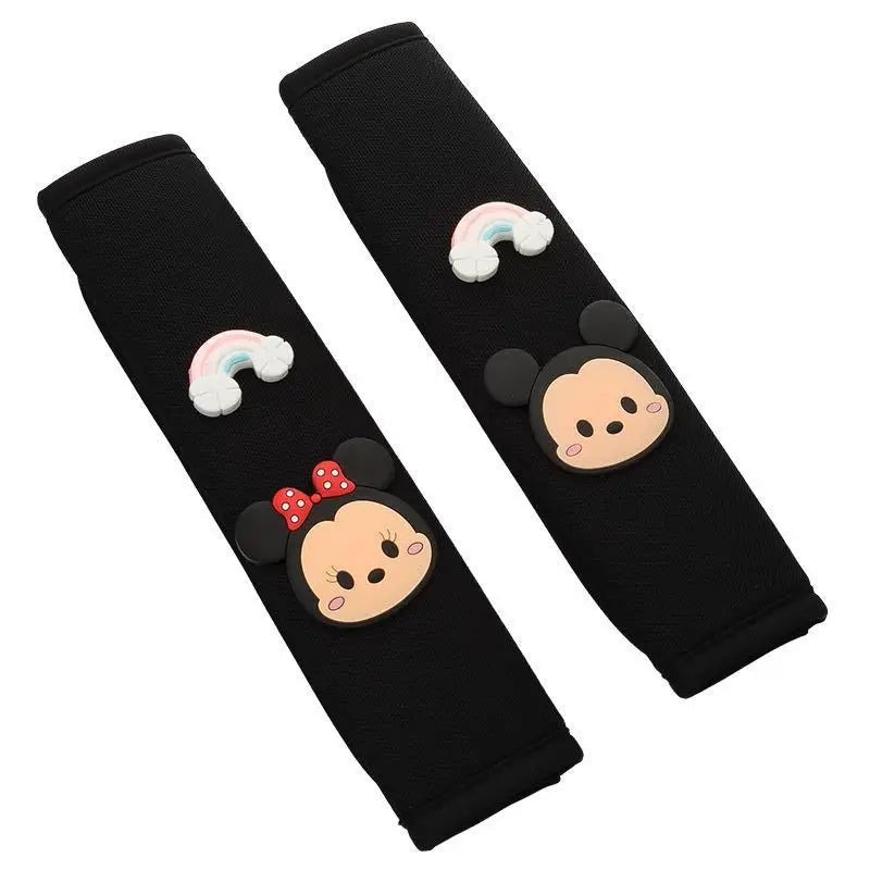 Cartoon Seat Belt Covers – Cute Shoulder Pads for Car Interior