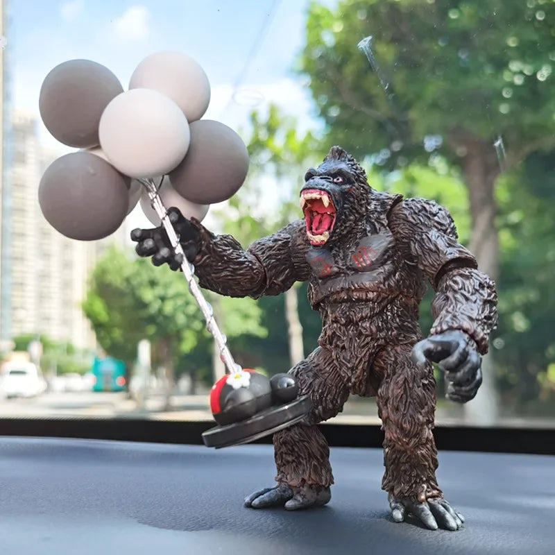 King Kong Gorilla Car Ornament – Movie Figure Dashboard Decoration