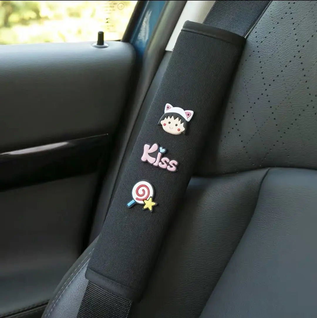 Cartoon Seat Belt Covers – Cute Shoulder Pads for Car Interior
