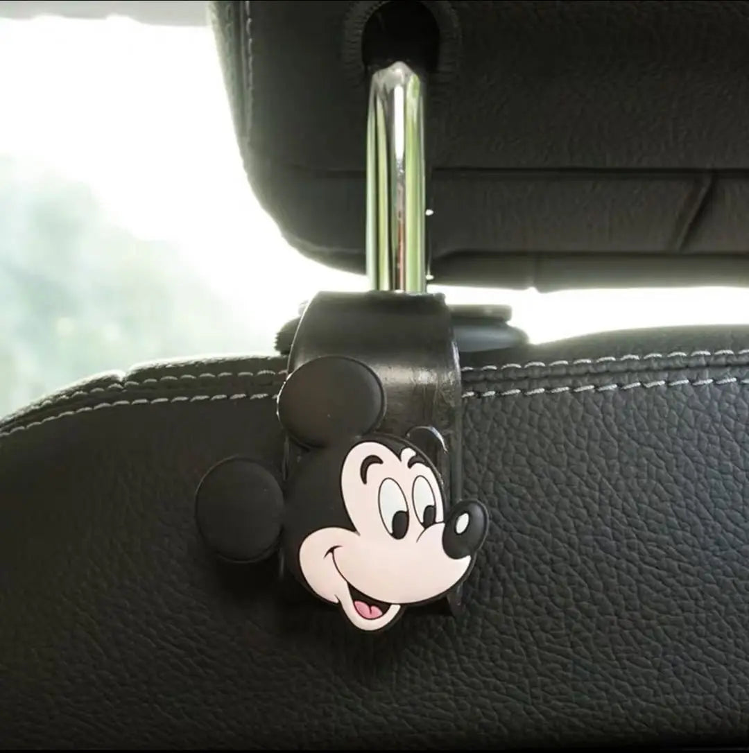 Mickey & Minnie Car Seat Hook – Cute Cartoon Interior Accessory