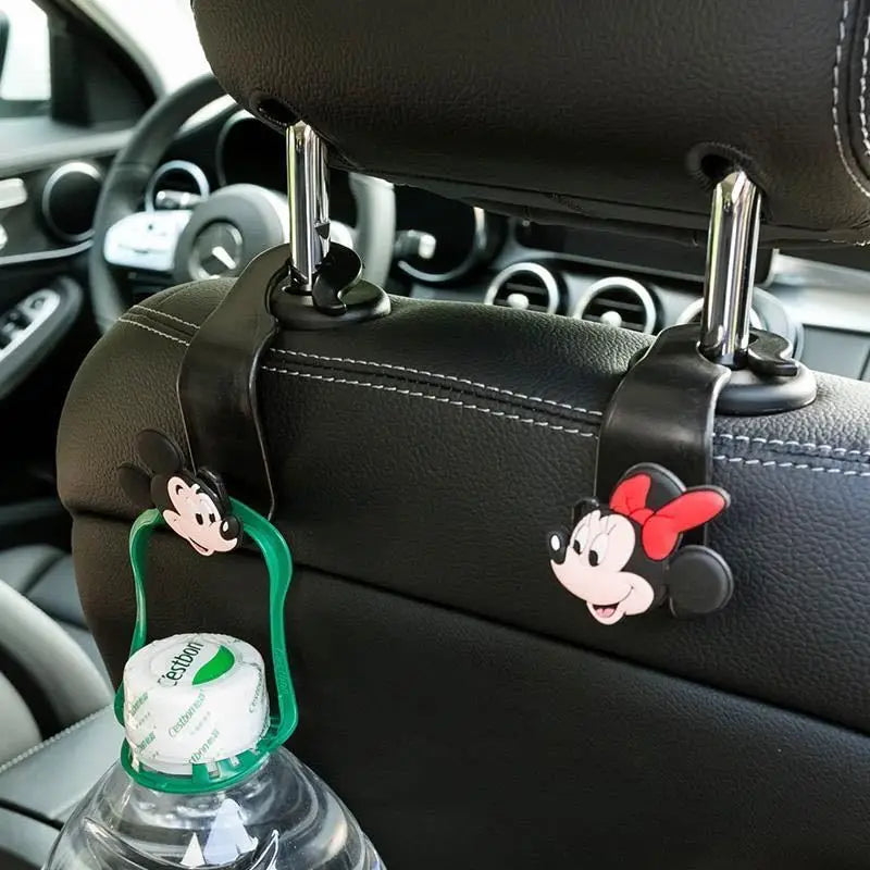 Mickey & Minnie Car Seat Hook – Cute Cartoon Interior Accessory