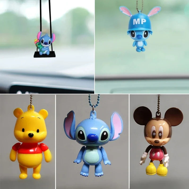 Disney Cartoon Car Hanging Ornament – Mickey, Donald, Stitch Pendant