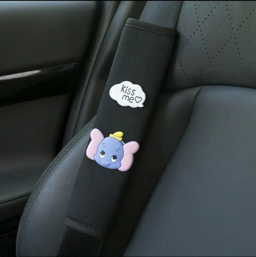 Cartoon Seat Belt Covers – Cute Shoulder Pads for Car Interior