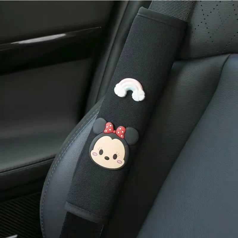 Cartoon Seat Belt Covers – Cute Shoulder Pads for Car Interior