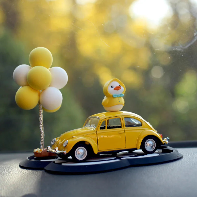 Yellow Baby Duck Car Ornament – Cute Dashboard Decor