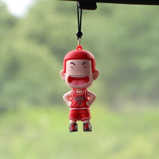 Slam Dunk Car Hanging Pendant – Anime Basketball Rearview Mirror Ornament