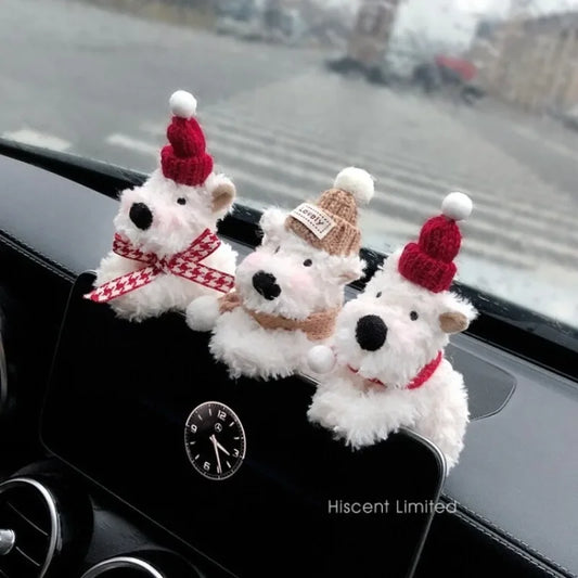Cartoon Aviator Puppy Car Pendant – Cute Hanging Interior Decoration